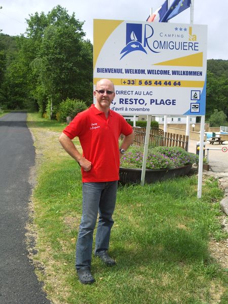 Stephane - le patron du Camping La Romiguiere