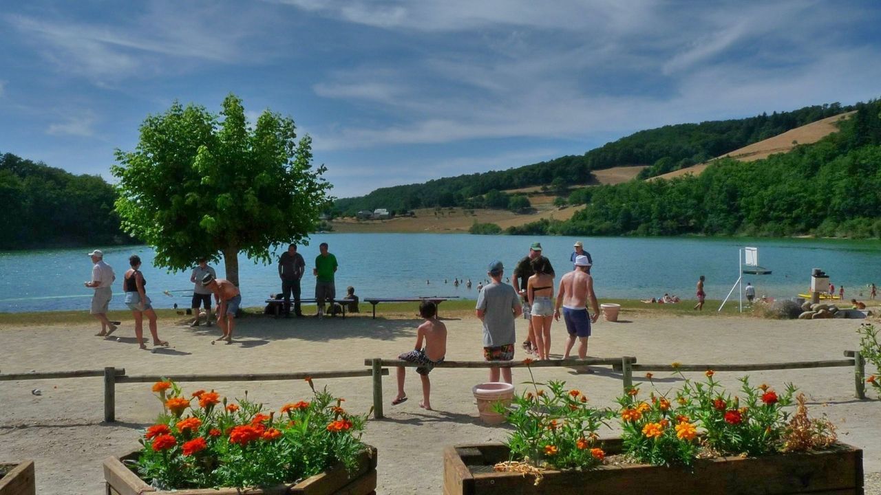 petanque au bord du lac