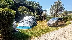 Camping La Romiguiere : Emplacement 55