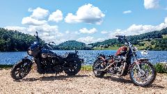 Camping La Romiguiere : Harley indian 01