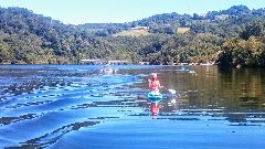 Camping La Romiguiere : Hydravion et paddle