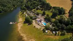 Camping La Romiguiere : Le camping vu de drone