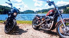 Camping La Romiguiere : Harley indian 04
