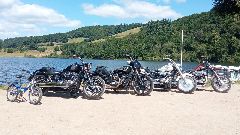 Camping La Romiguiere : Harley indian velo
